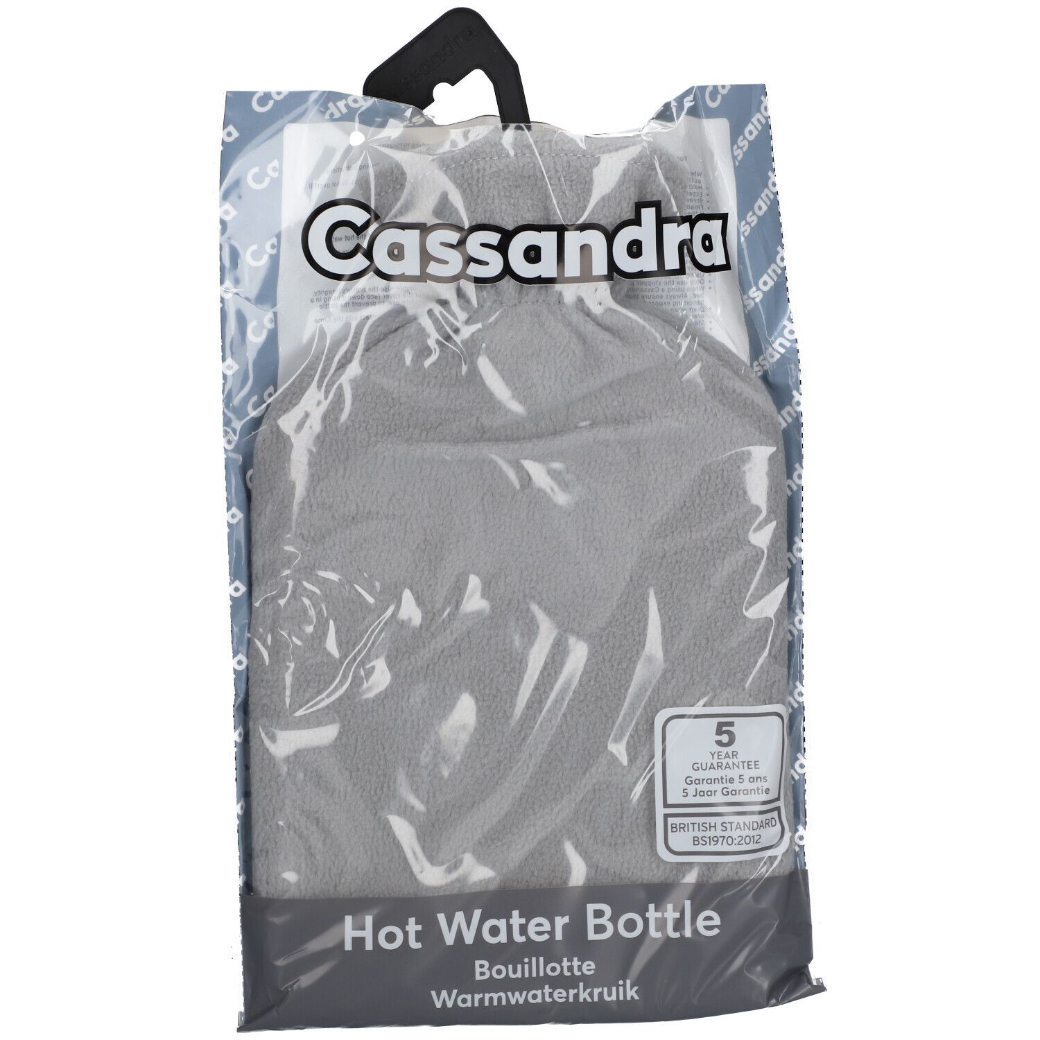 Cassandra Bouillotte Housse Polaire Azur 1,8L