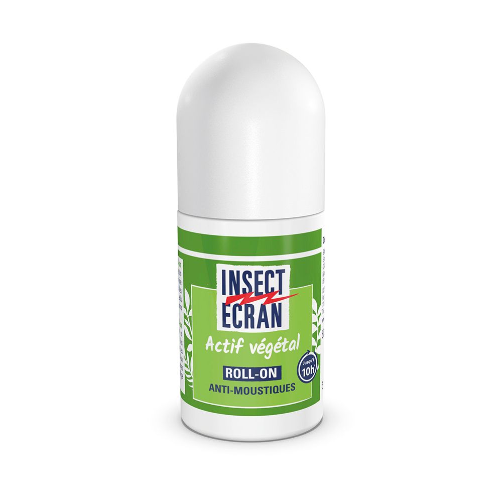 Insect Ecran - Roll-on Anti -Moustiques - Protection zones ciblées de la peau contre les piqûres de 