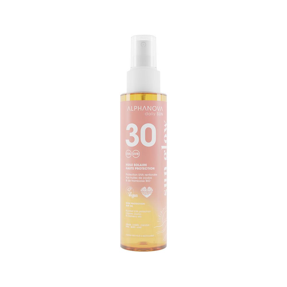 Alphanova SUN Glow HLE Spf30 125Ml 125 ml Ätherisches Öl