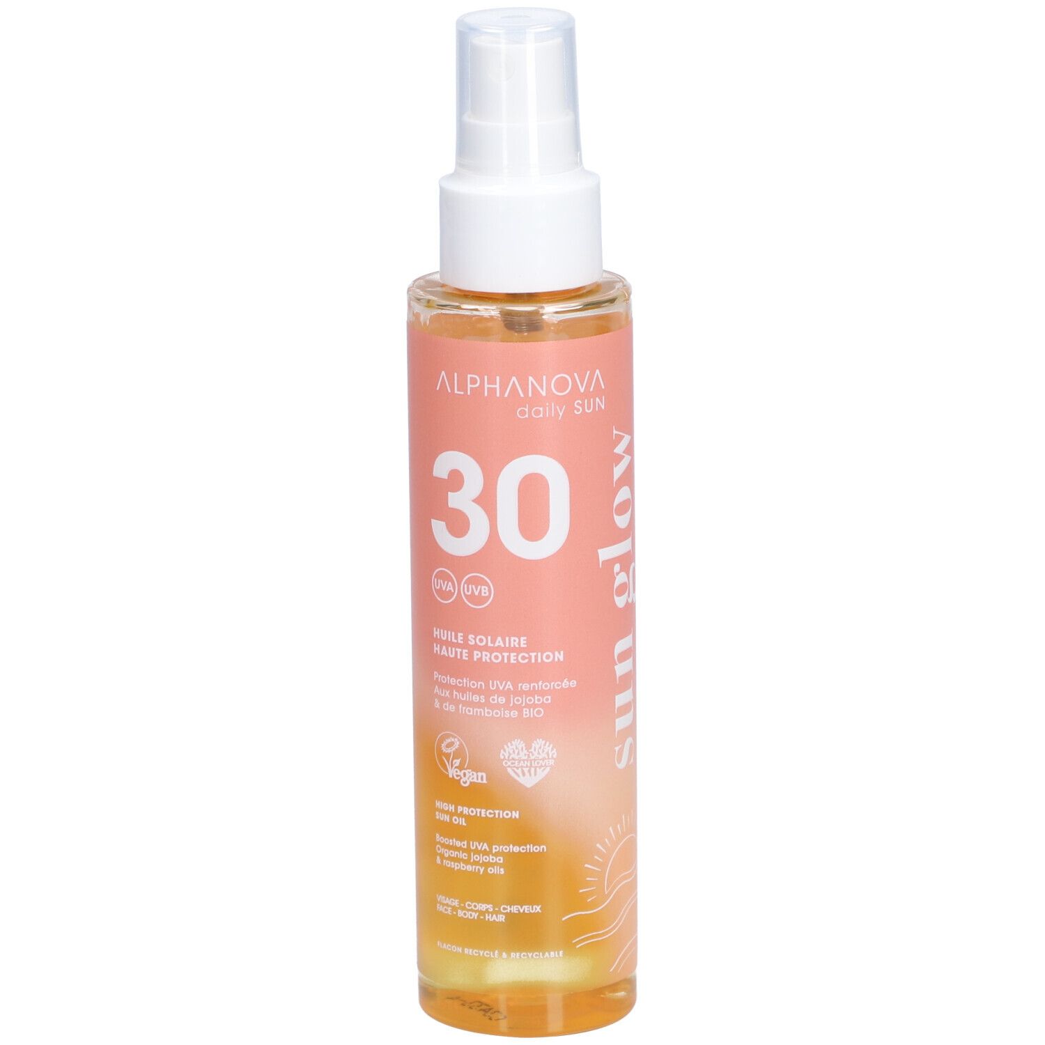 Alphanova Huile Solaire Haute Protection SPF 30