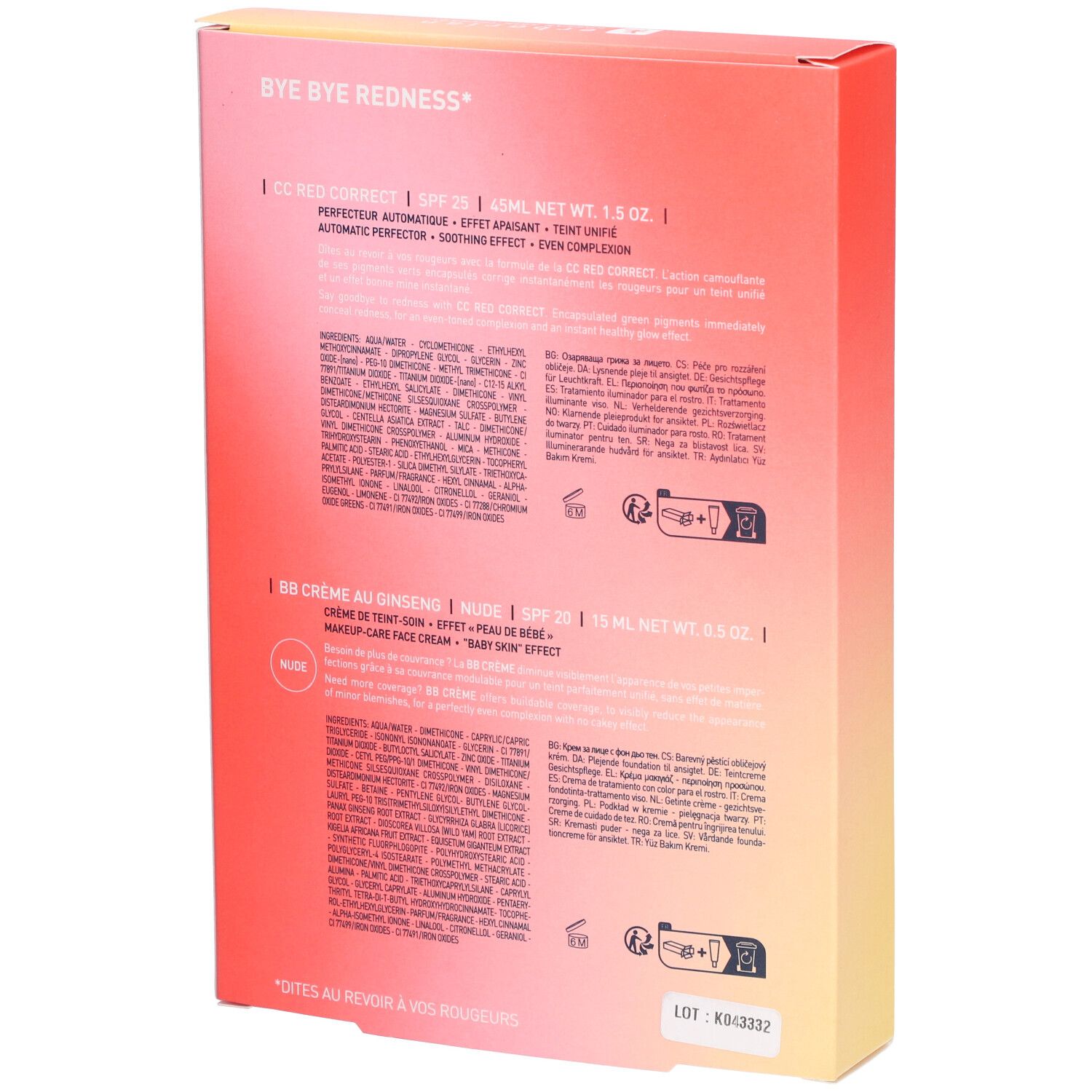 ERBORIAN Coffret Bye Bye Redness