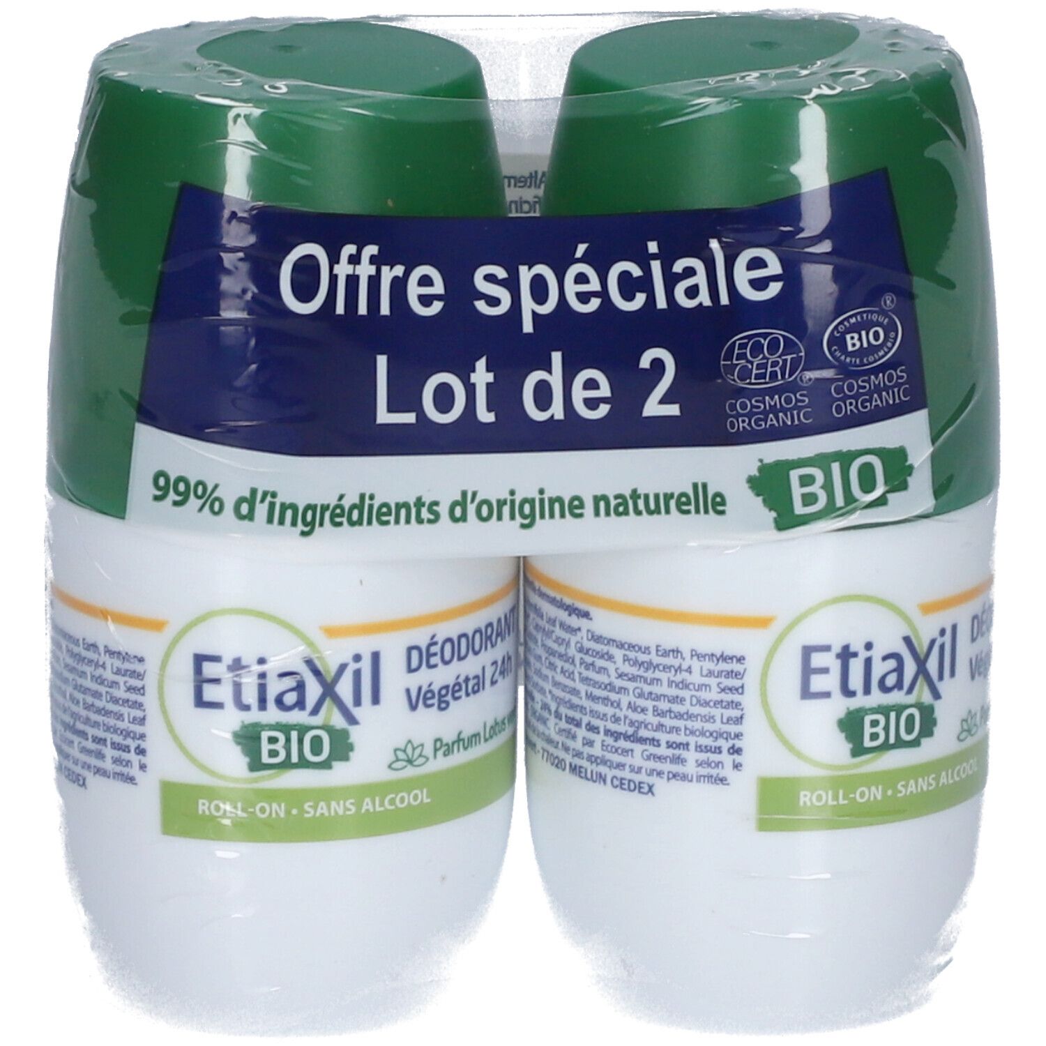 Etiaxil DEO VEG 24H Rollon 50Mlx2