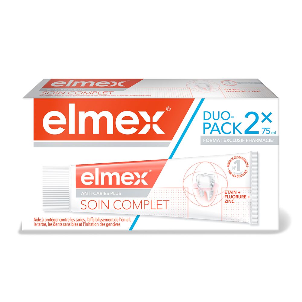 elmex® Anti-Caries Plus Soin Complet Dentifrice