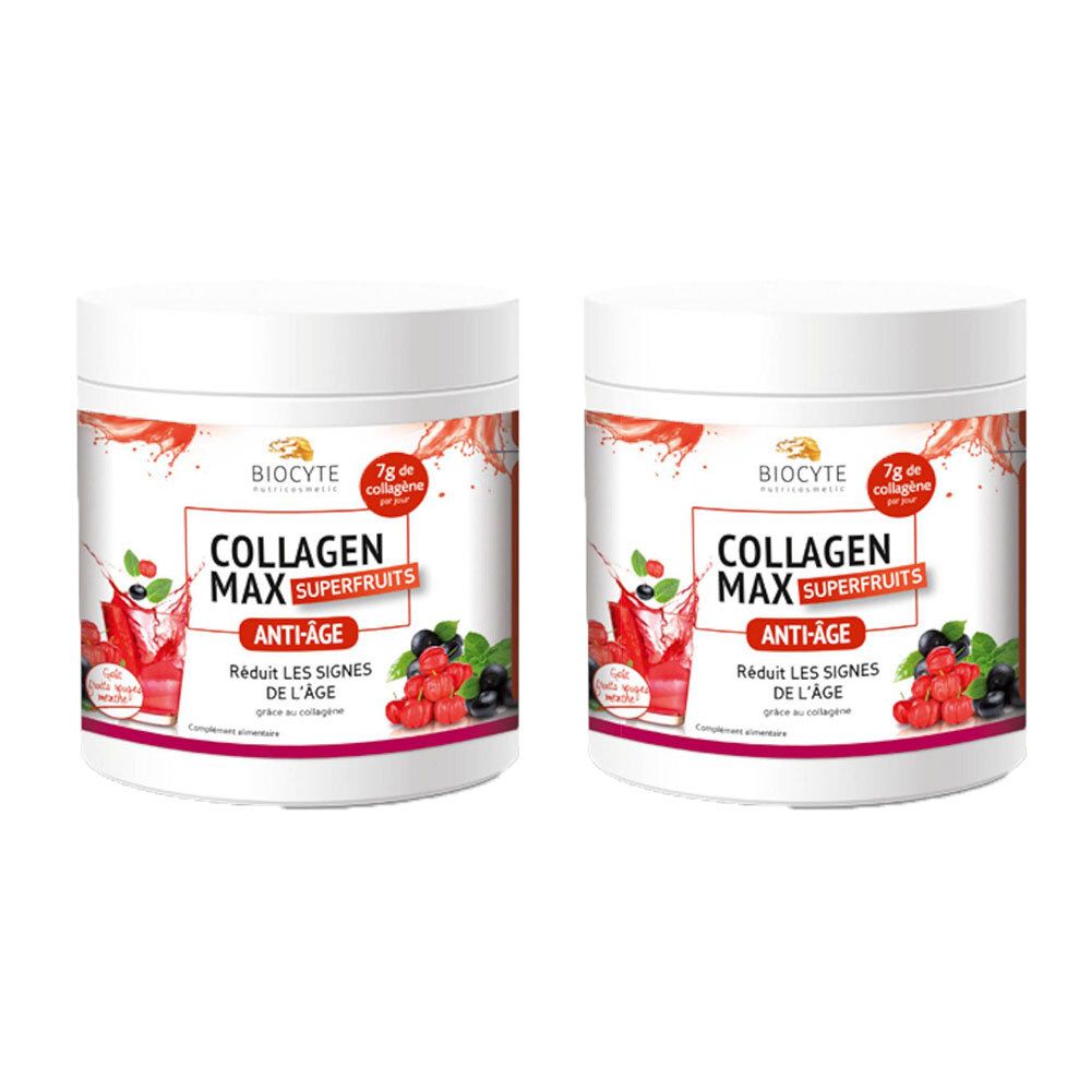Biocyte® Collagen Max® Superfruits - Collagène poudre