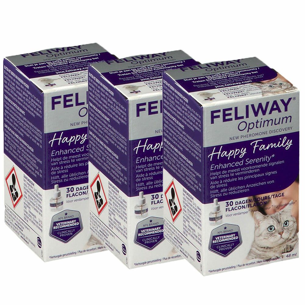Feliway® Optimum Happy Family Recharge 90 jours