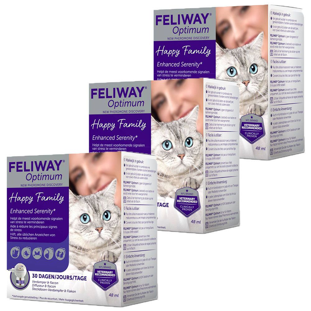 Feliway® Optimum Happy Family Diffuseur & Flacon 30 Jours