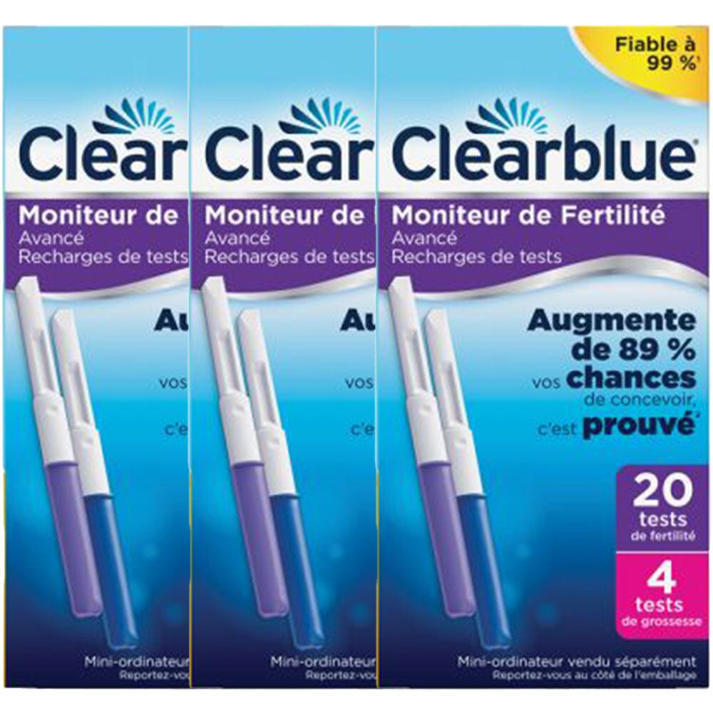 Clearblue® Moniteur de Fertilité Avancé Recharge test