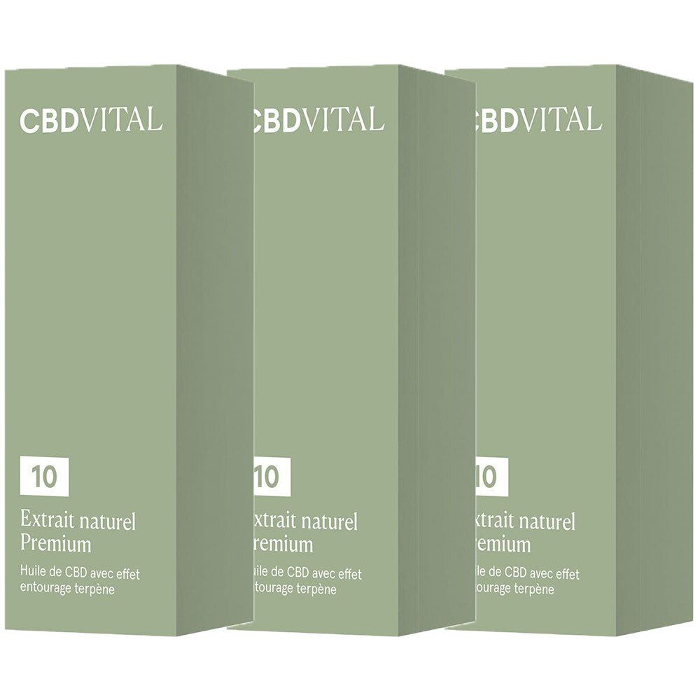 CBD Vital Huile Premium extrait naturel de CBD 10%