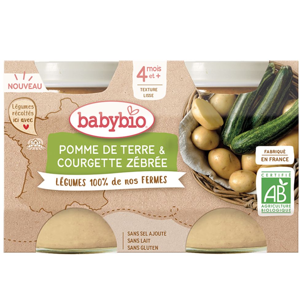 Babybio Jardinière DE Légumes DE NOS Régions dès 4 mois