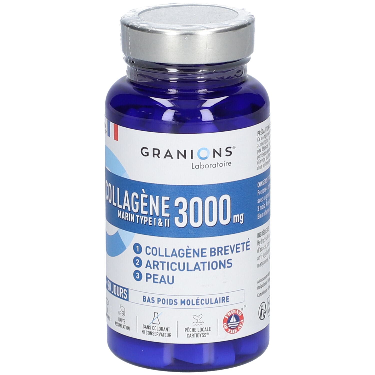 Granions Collagène Marin - Type I & II - 3000 mg