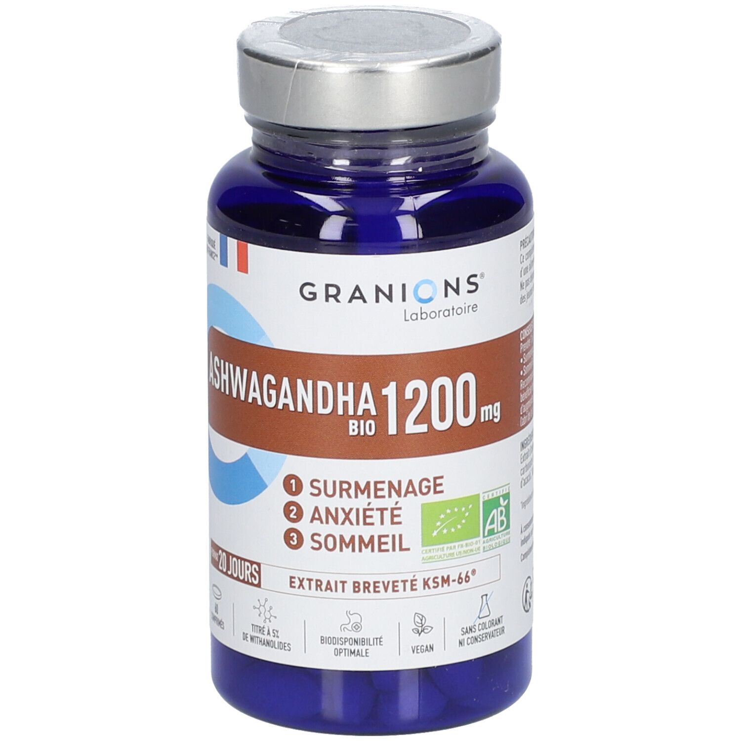 Granions Ashwagandha Bio - 1200 mg