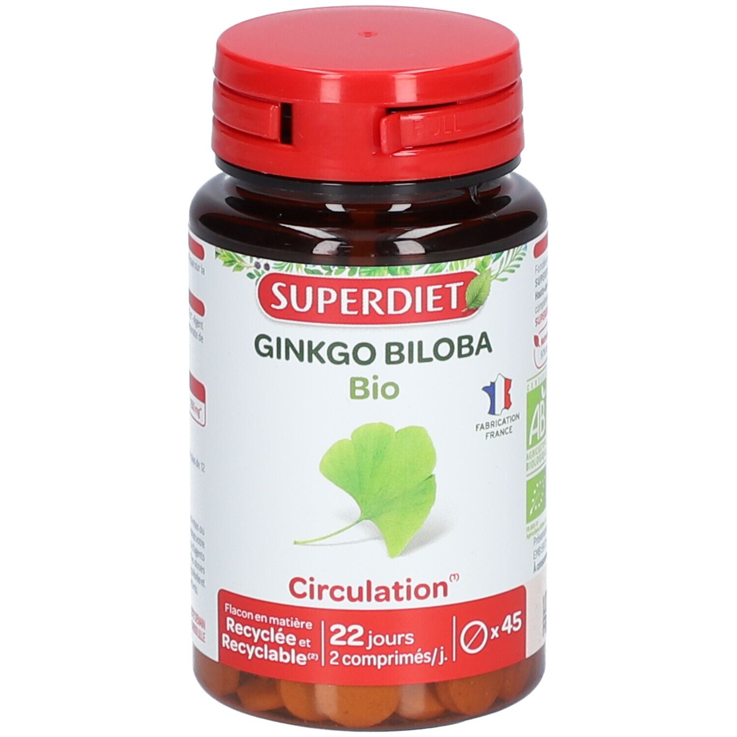 Super Diet Ginkgo Biloba Bio Circulation