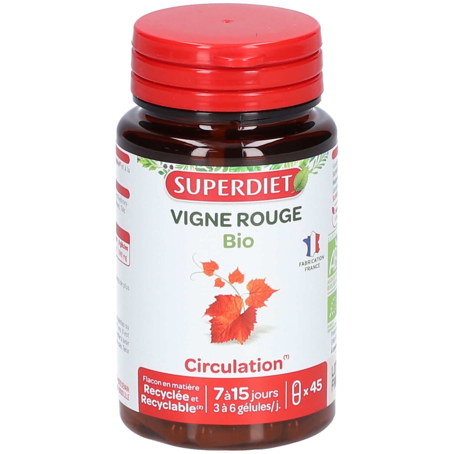 Super Diet Vigne Rouge Bio Circulation
