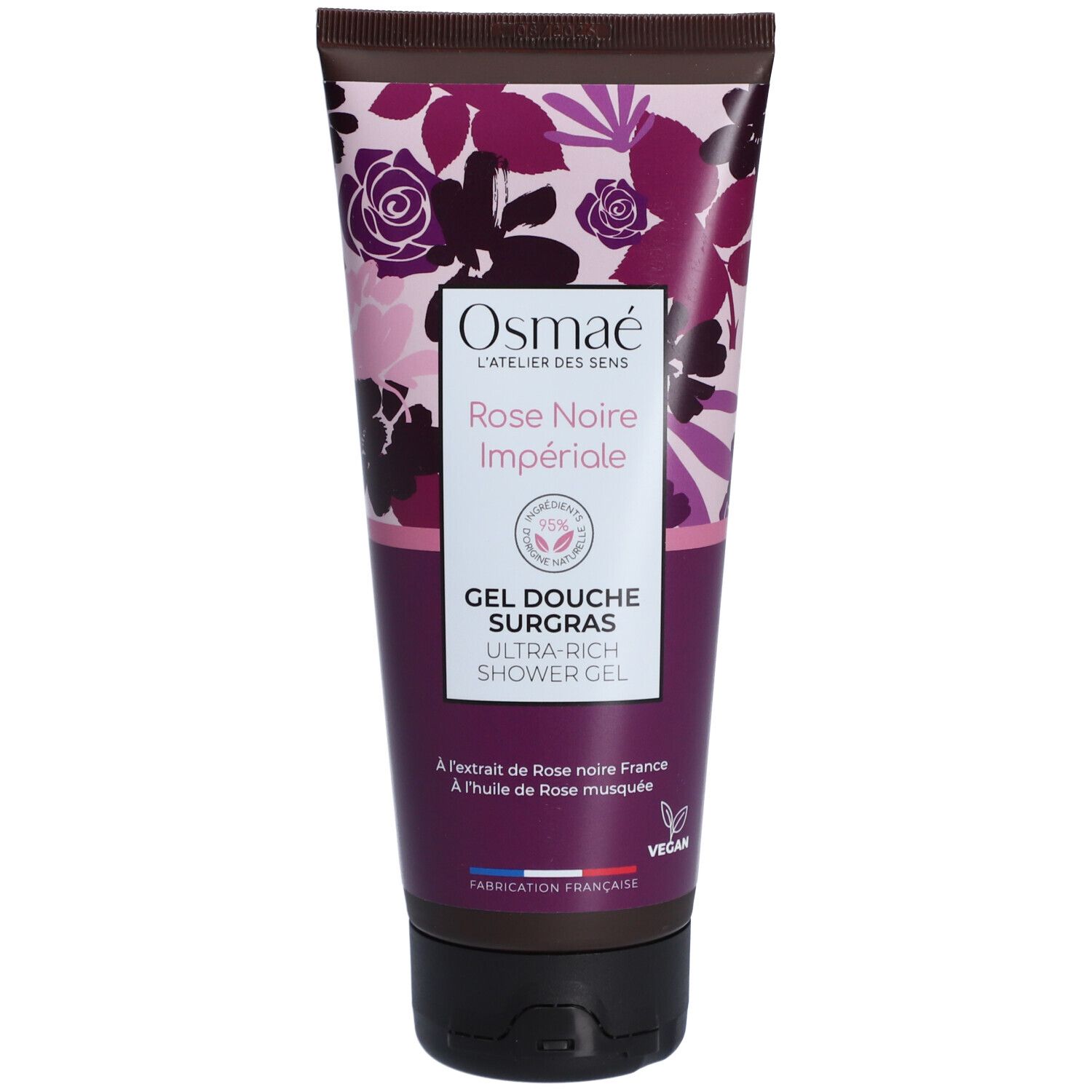 Osmae Gel douche surgras Rose Noire Impériale