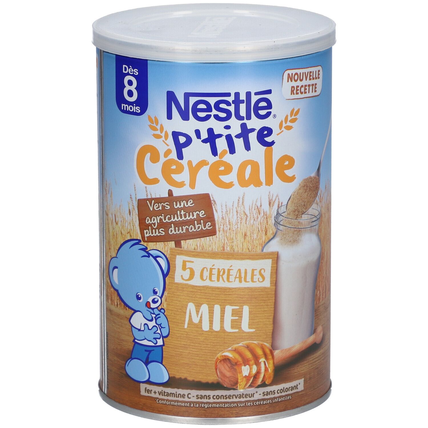 Nestlé® P'tite Céréale 5 Céréales Saveur Miel