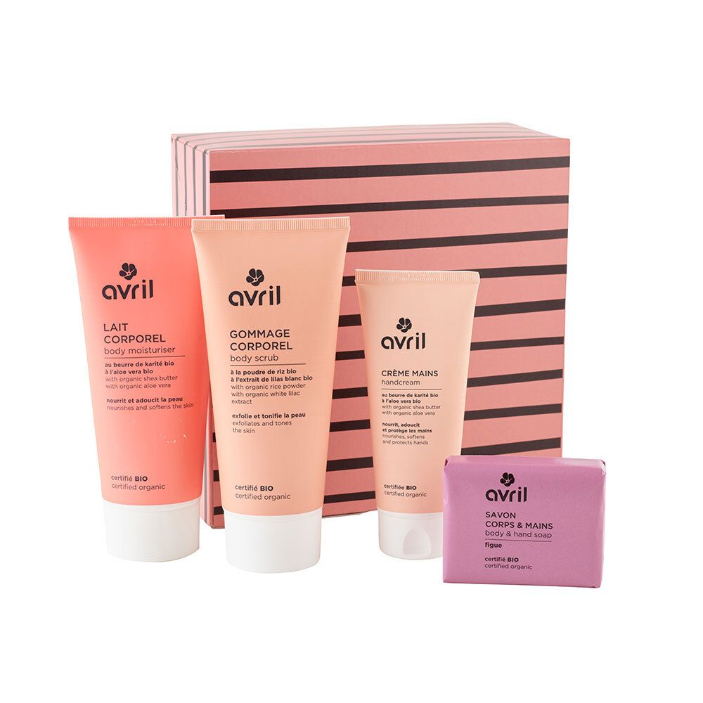 avril Coffret cadeau Voyage des sens - Cosmétiques certifiés BIO