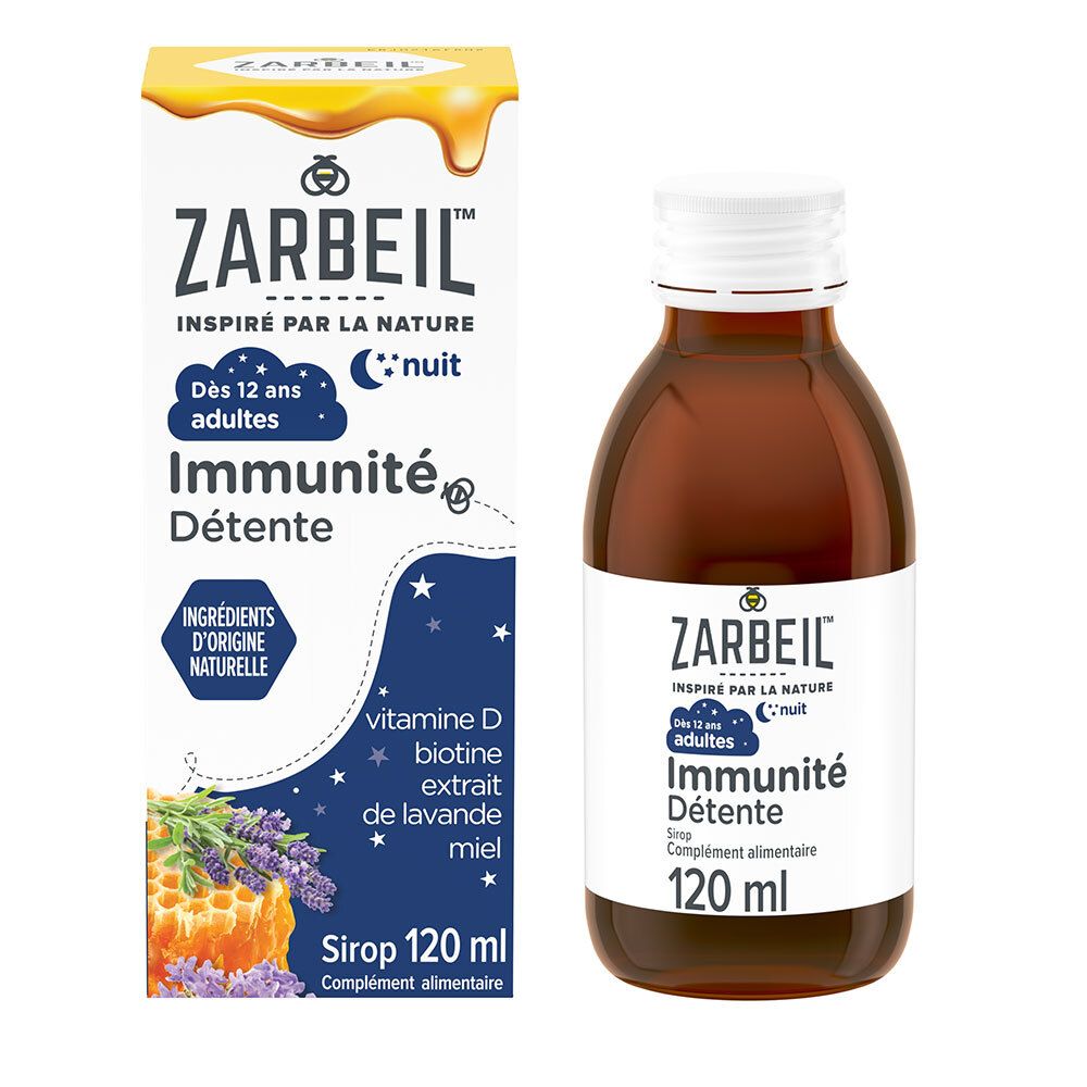 Zarbeil Sirop adultes immunité détente