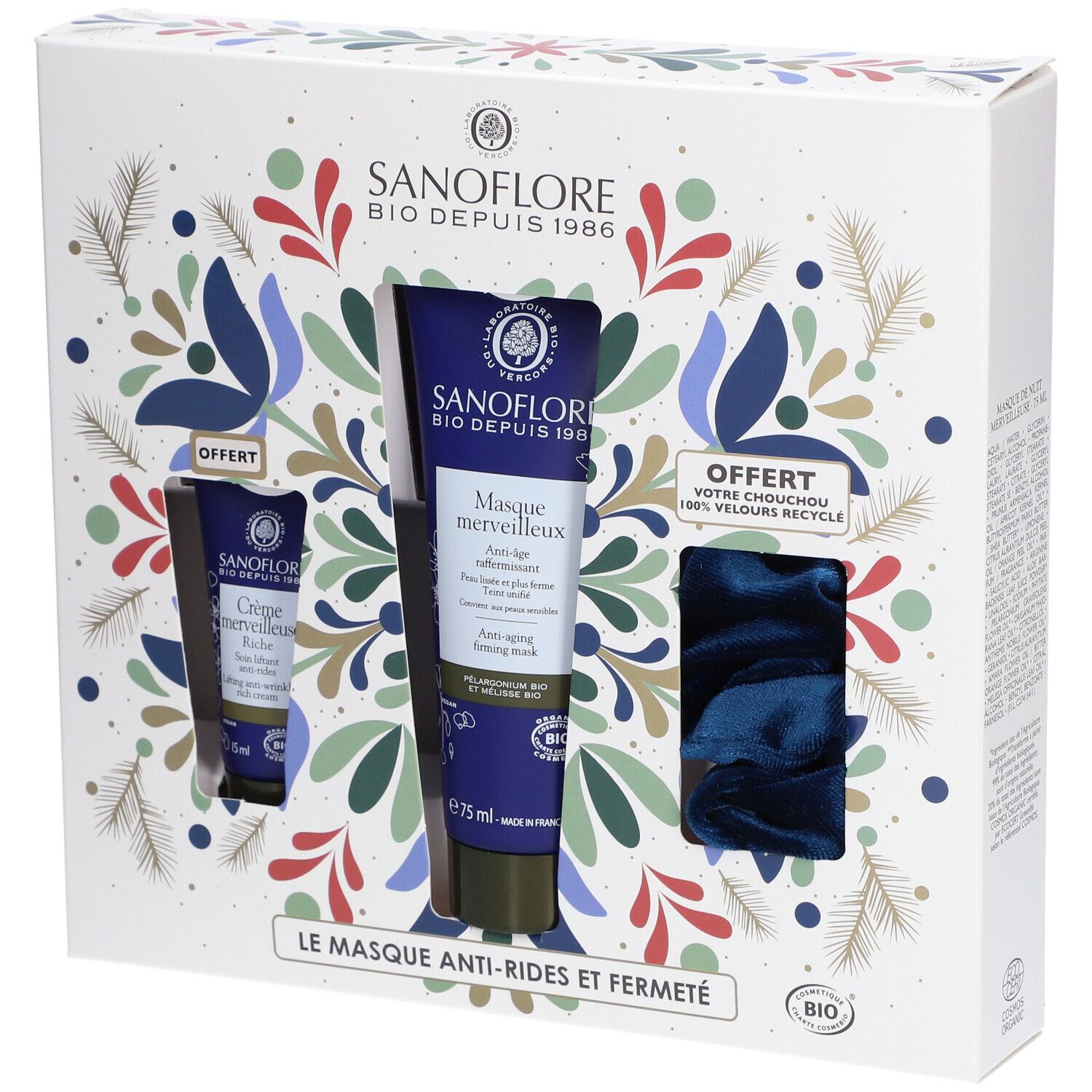 Sanoflore Coffret Noel Masque DE Nuit Merveilleux