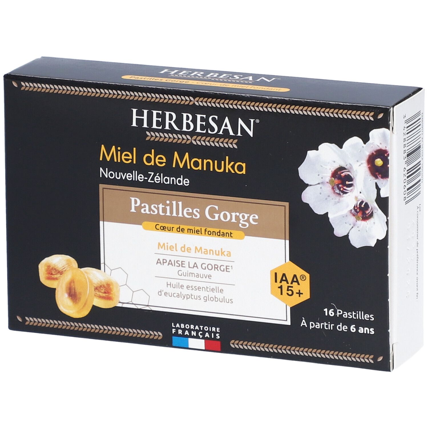 Herbesan Manuka Cœur FON Pastil 16