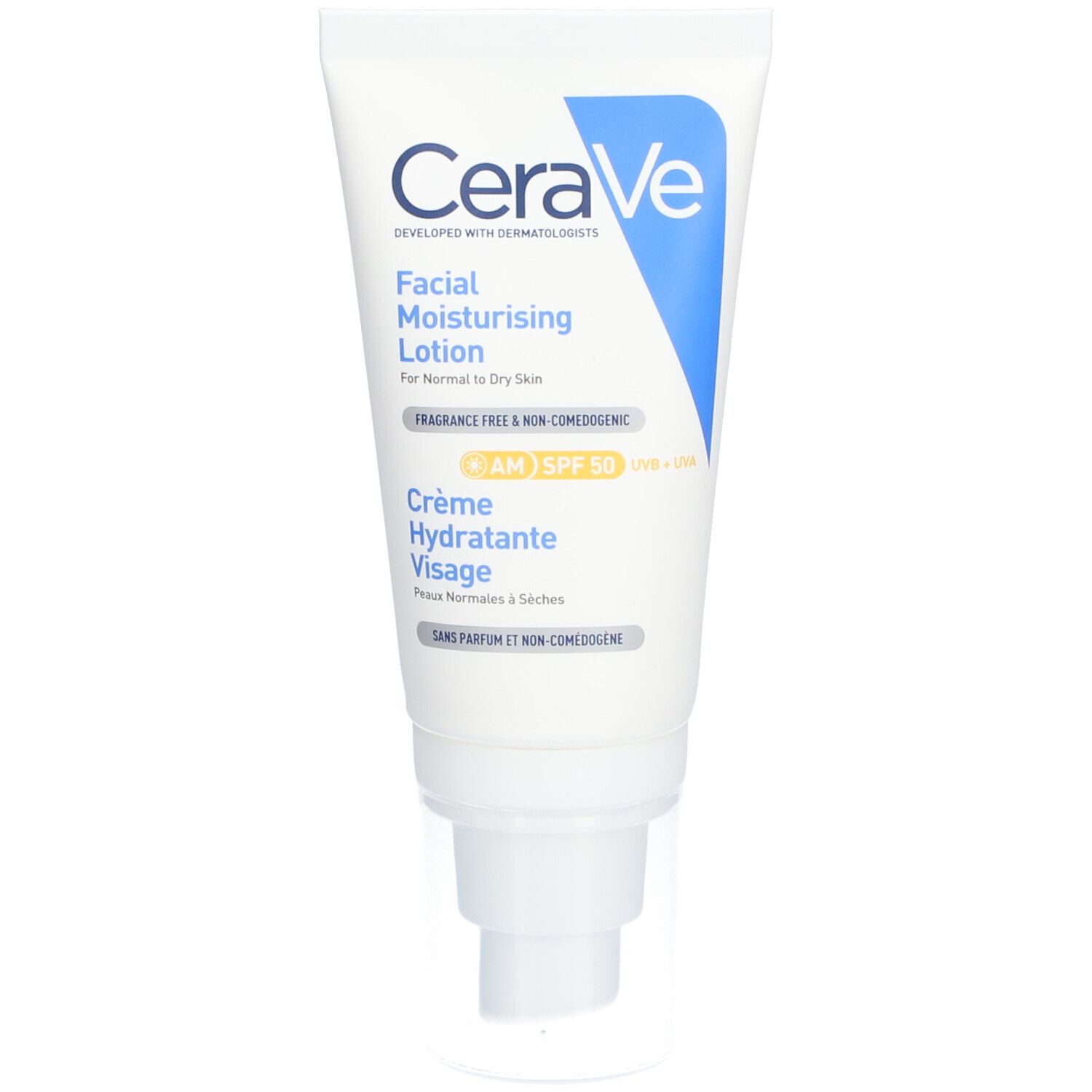 CeraVe Crème Hydratante Visage Spf50