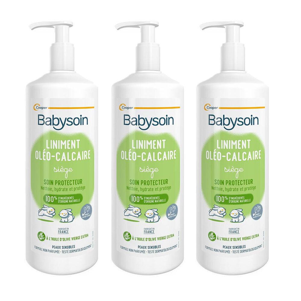 Babysoin Liniment Oléo-Calcaire - 3 x 750 ml