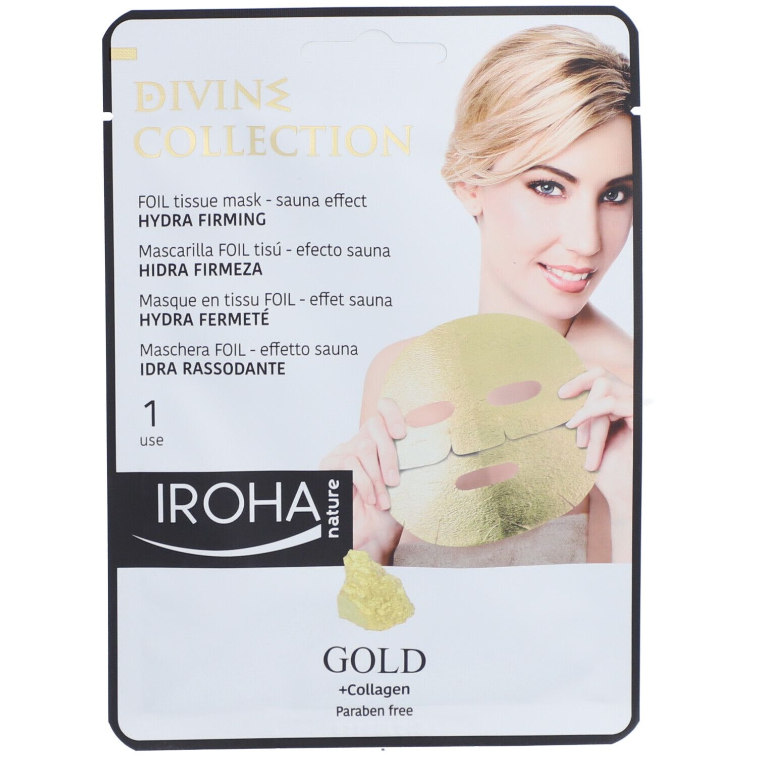 Iroha Nature Divine Collection Masque Hydra Fermeté Or 24k