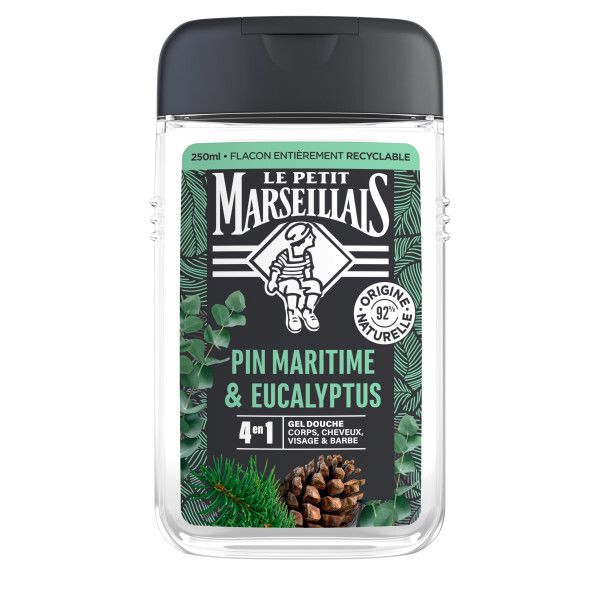 Le Petit Marseillais Gel Douche Homme Pin Maritime & Eucalyptus