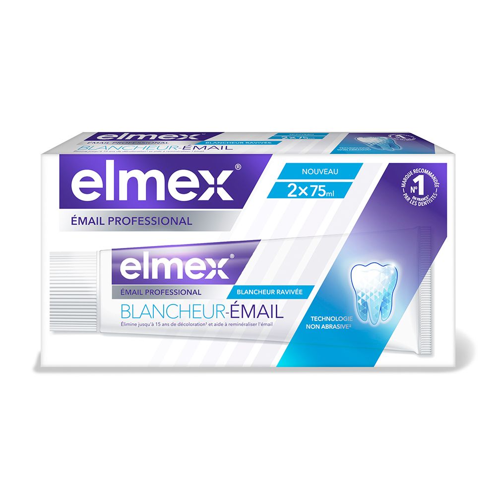 Elmex Dent Blancheur Email 75Mlx2