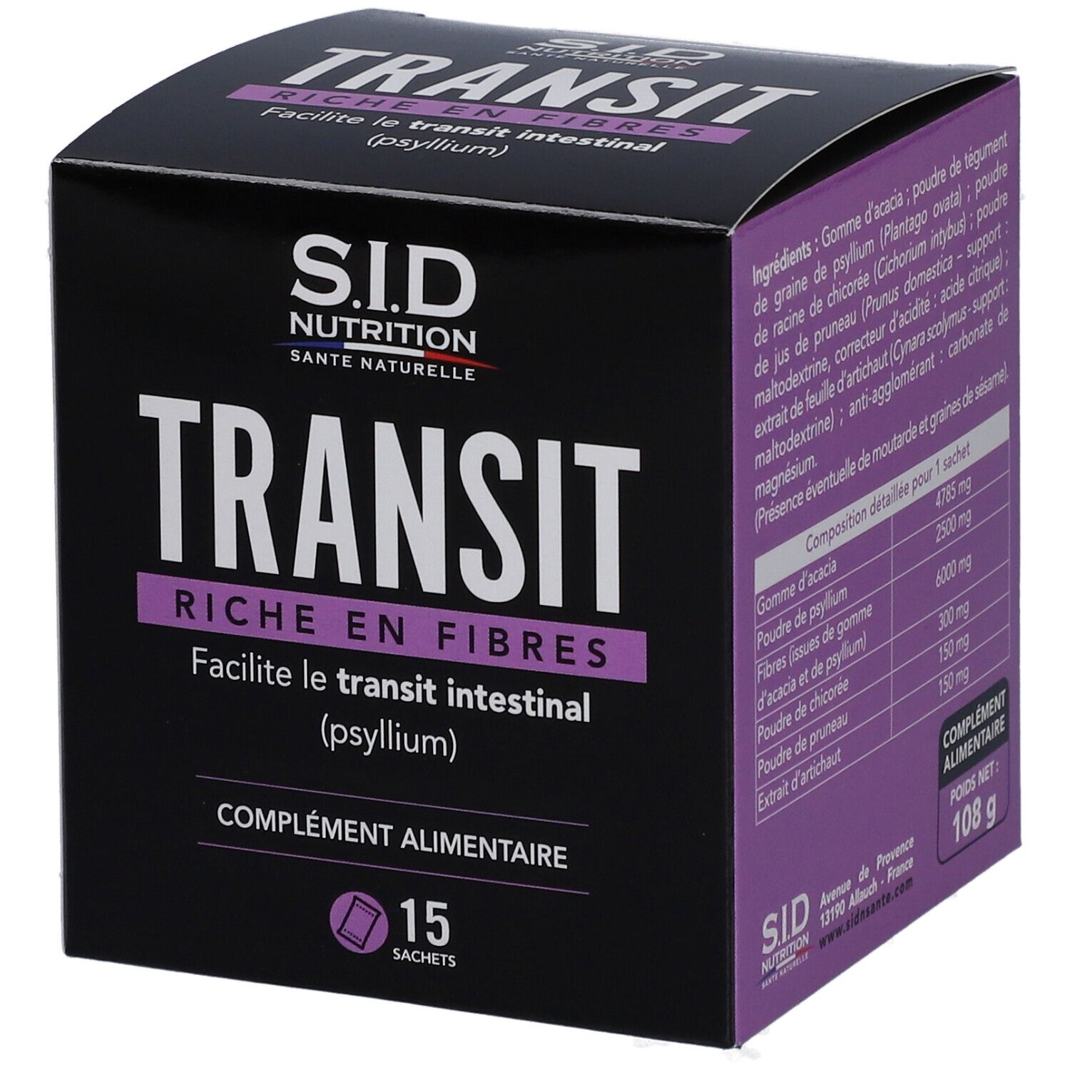 Sidn Transit Sachet 15 Diététique
