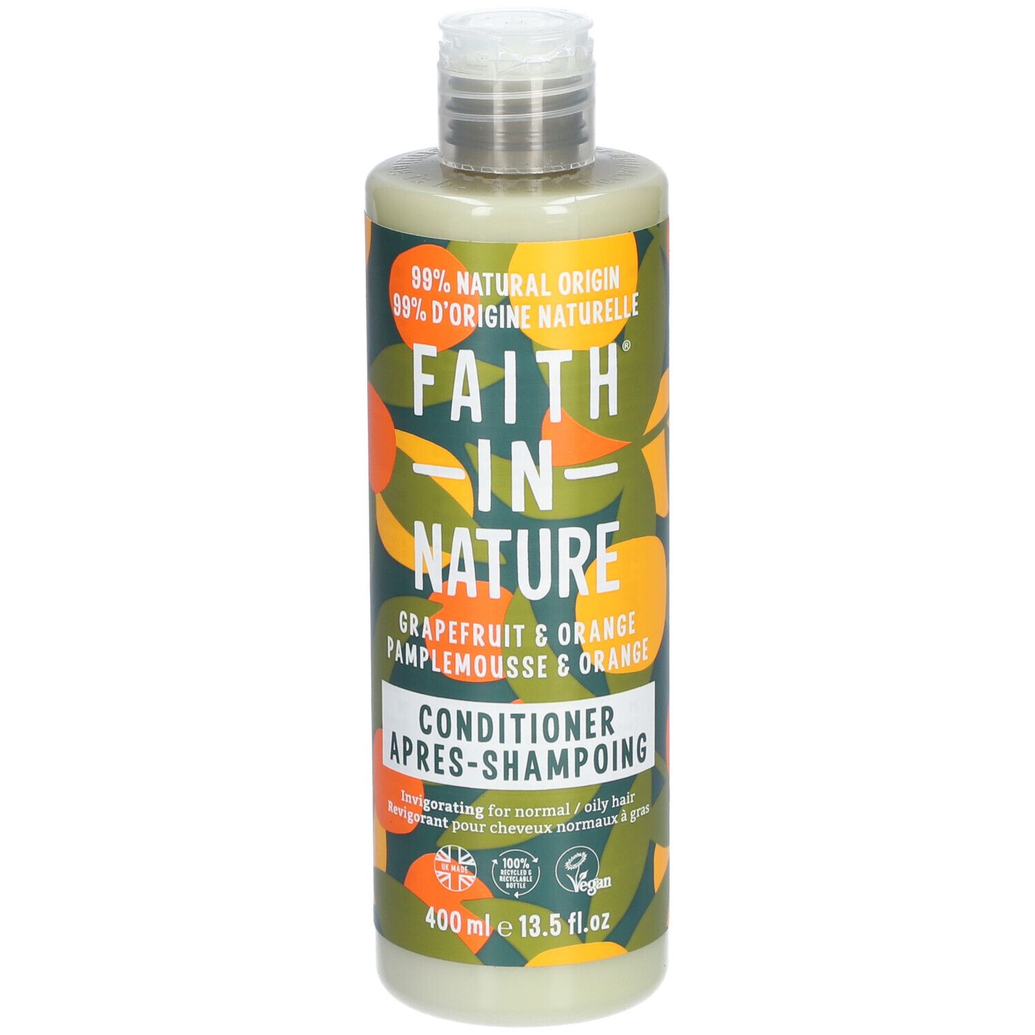 Faith - Après-Shampoing Pamplemousse Orange 400ml