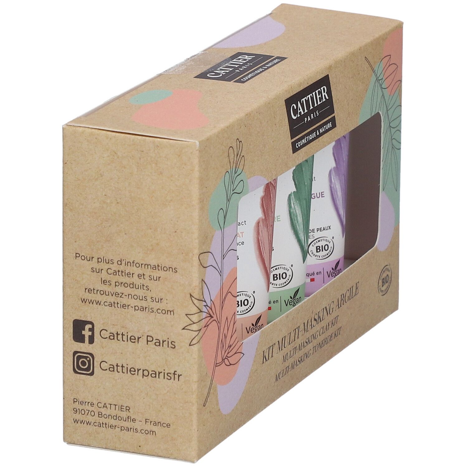 CATTIER Multi-Masking-Set mit Tonerde