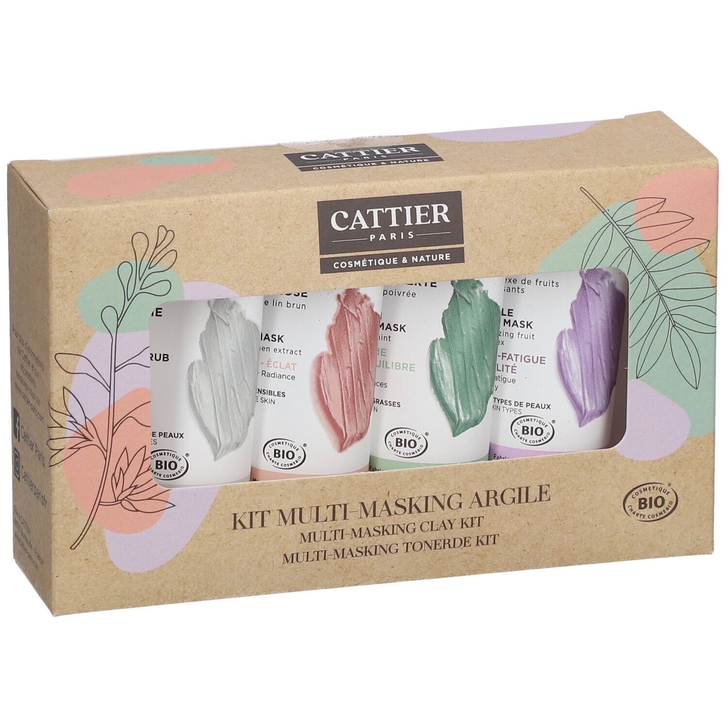 CATTIER Multi-Masking-Set mit Tonerde
