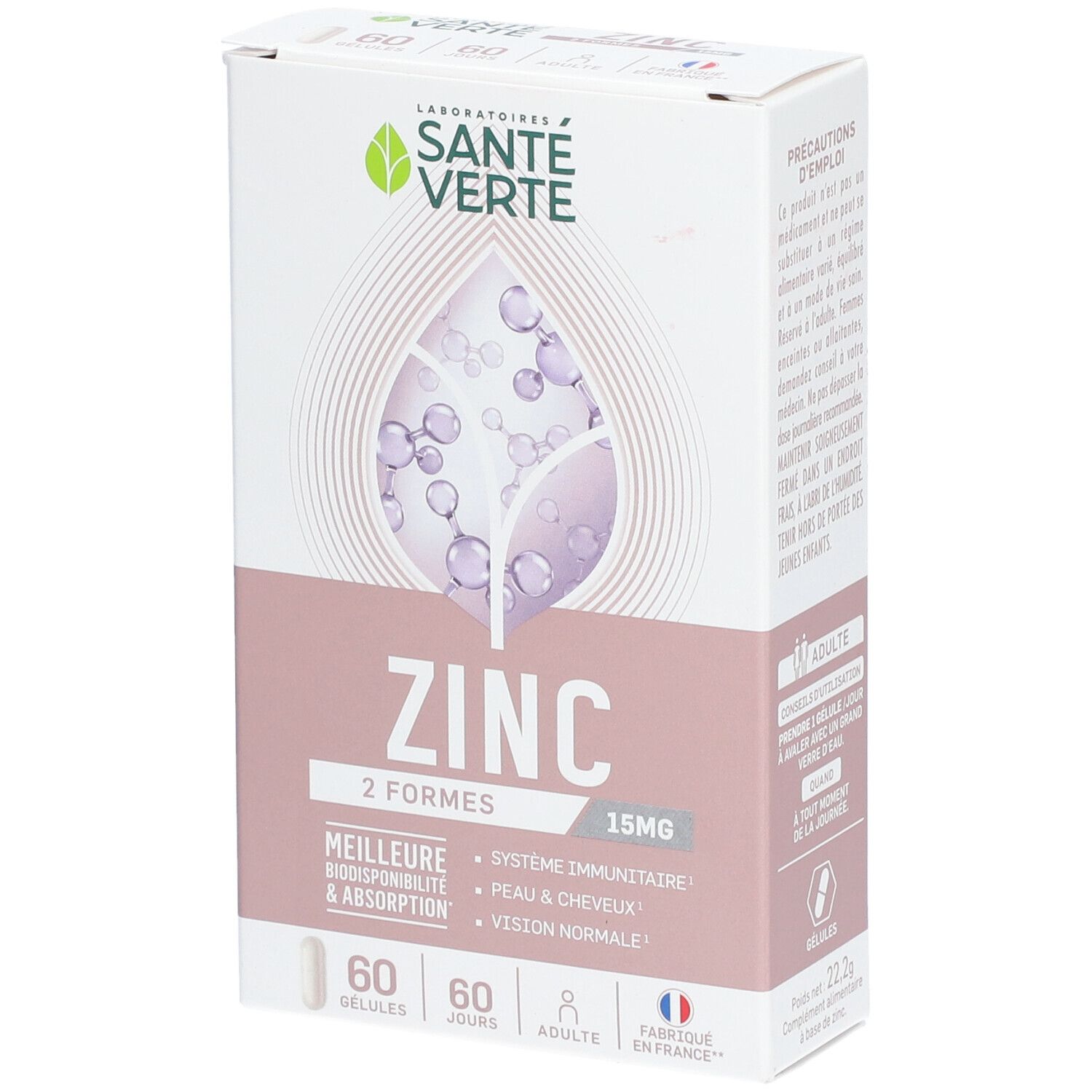 Sante Verte Zinc 15 mg