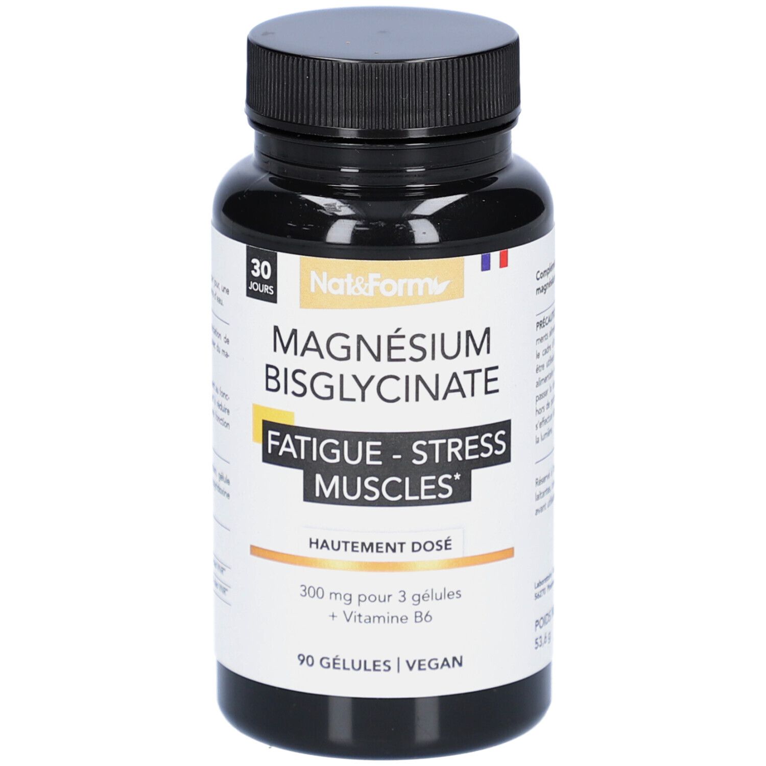 Nat&Form Bisglycinate de magnésium en gélules