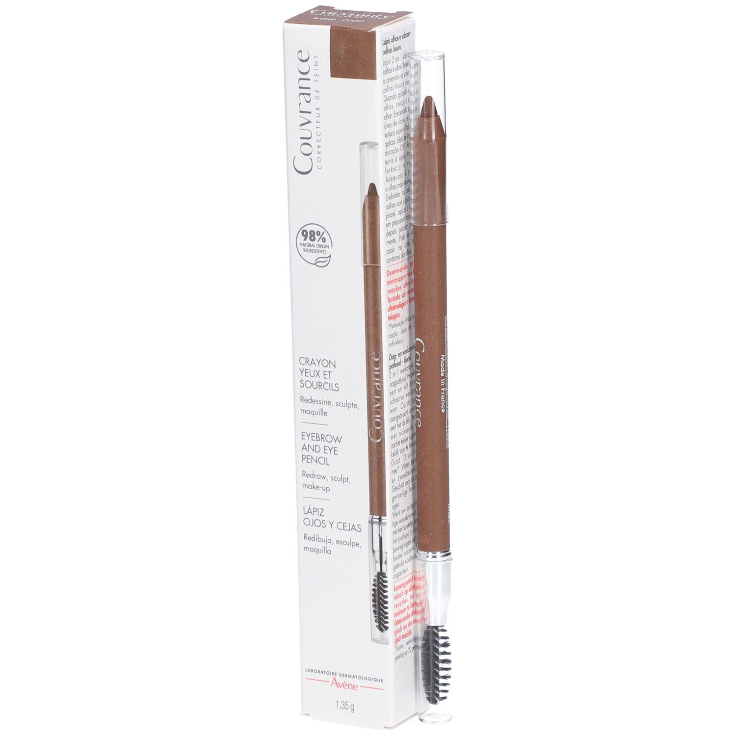 Avene Couvrance, Crayon yeux et sourcils blonds