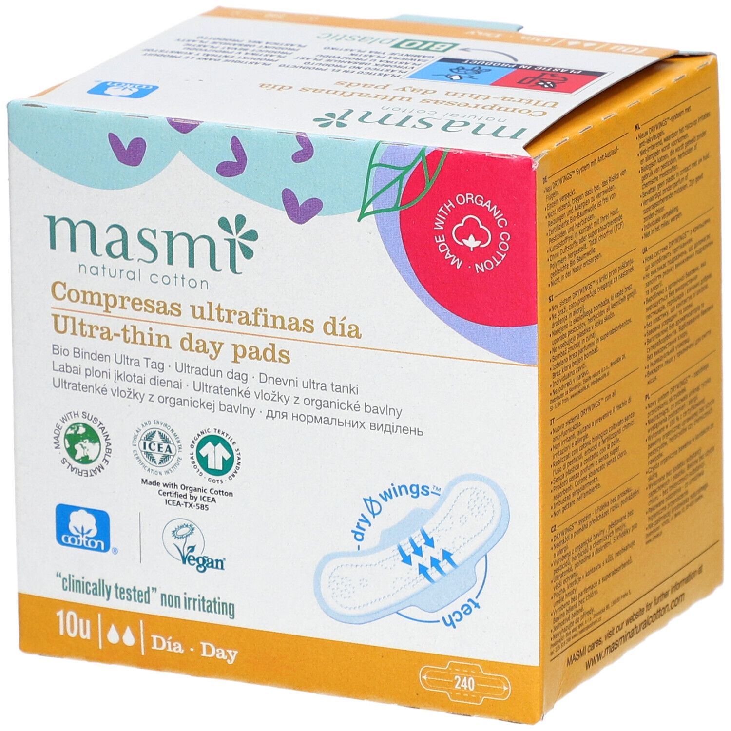 Masmi Serviettes Coton Ultra Mince Jour