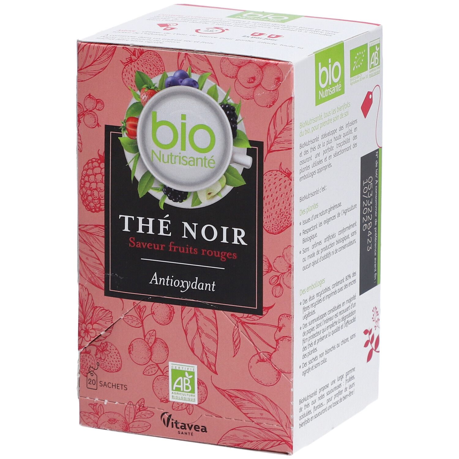 Nutrisante BIO THE Noir FR RGE Diététique