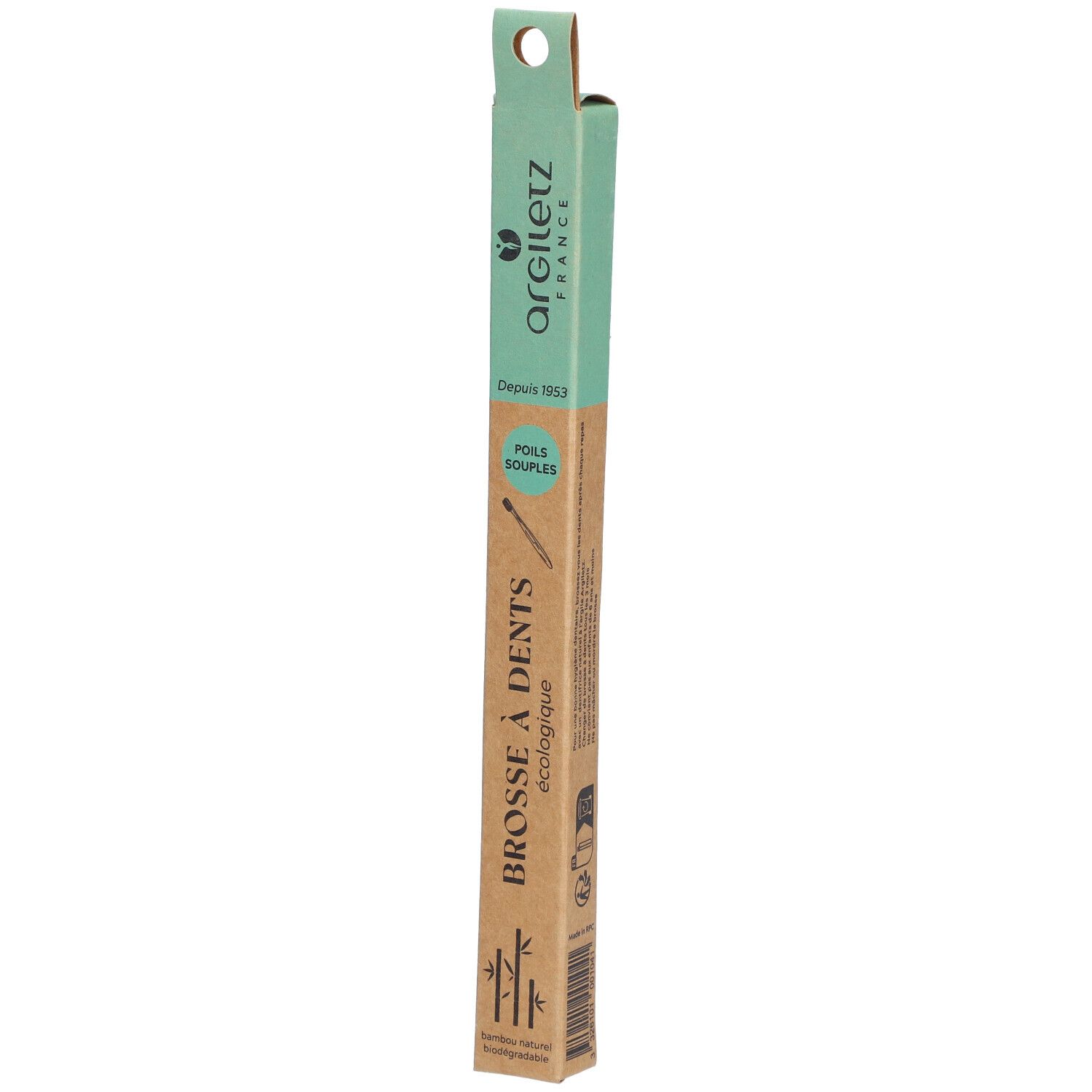 Brosse à dents écologique en Bambou x1 Poils souples