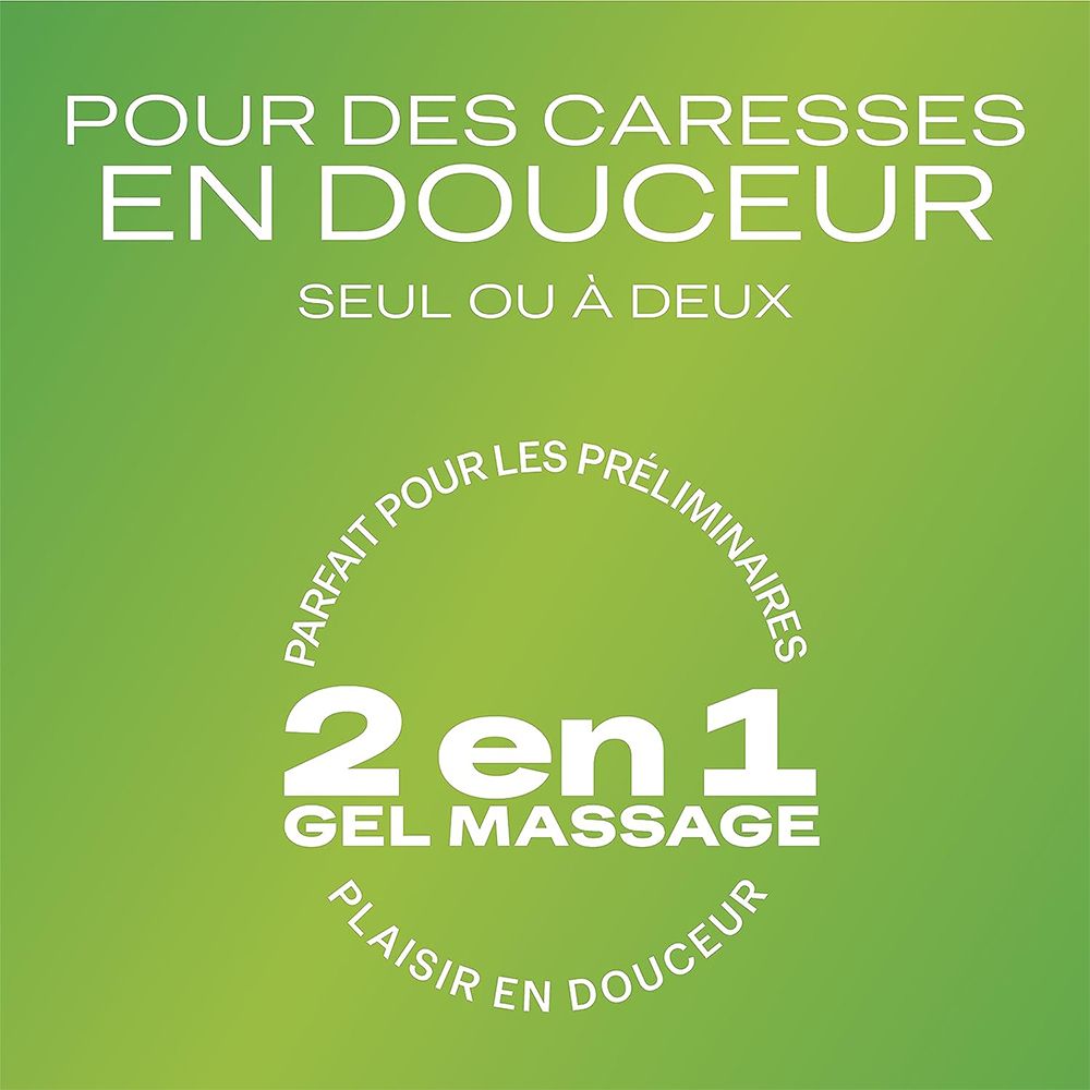 Durex Gel De Massage Lubrifiant Douceur À Base D'Eau - 2 en 1 - Aux Extraits d'Aloe Vera - 200ml