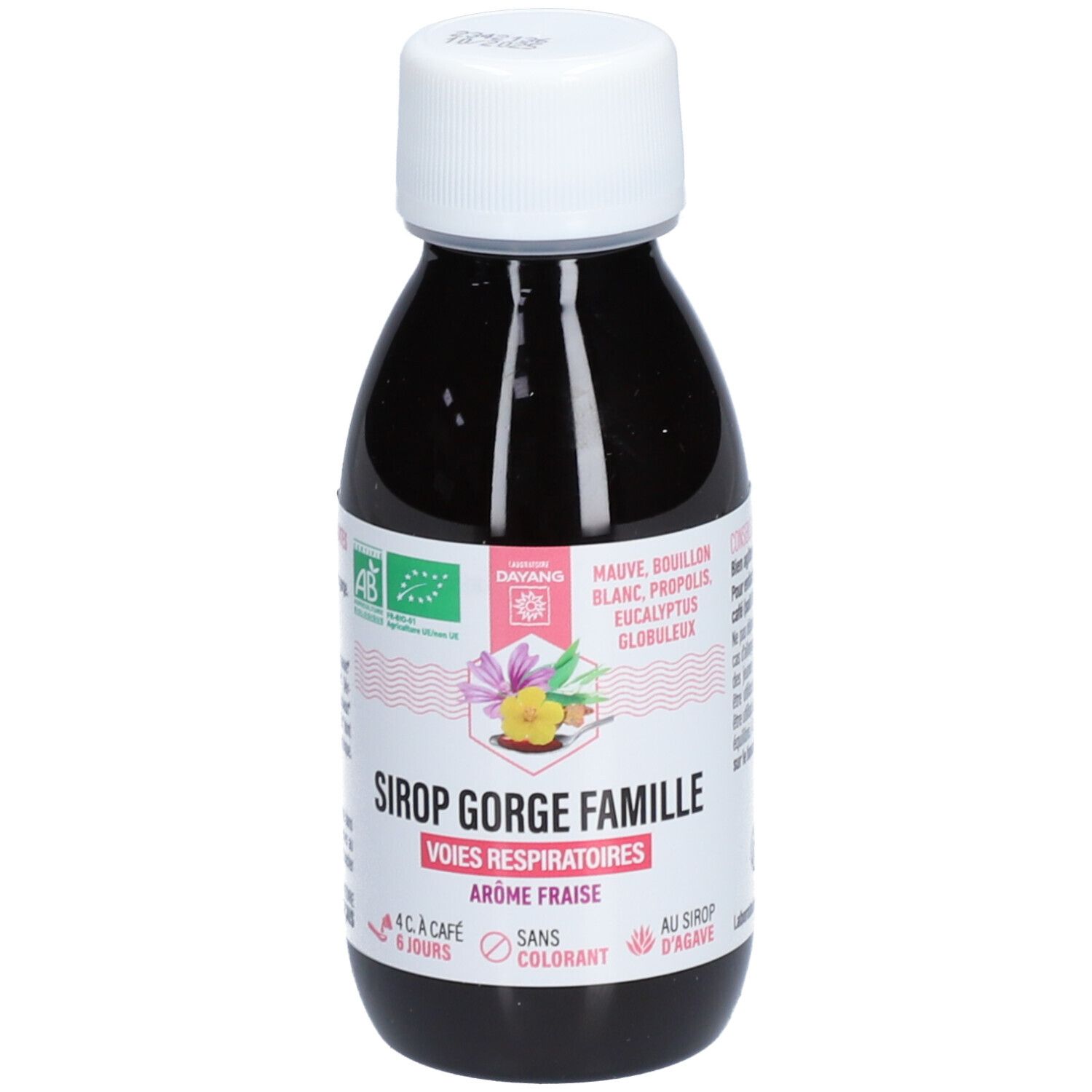 Dayang Sirop Gorge Famille - Sirop, complément alimentaire pour les voies respiratoires.