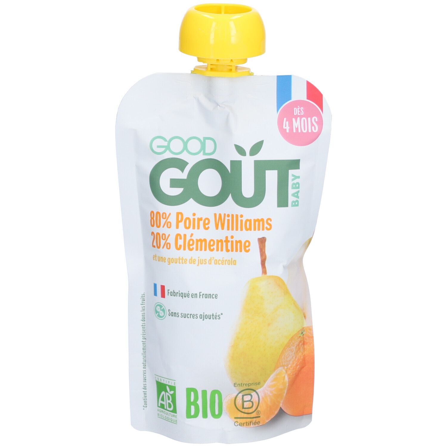 Goodgout Poire Clementine BIO 120G