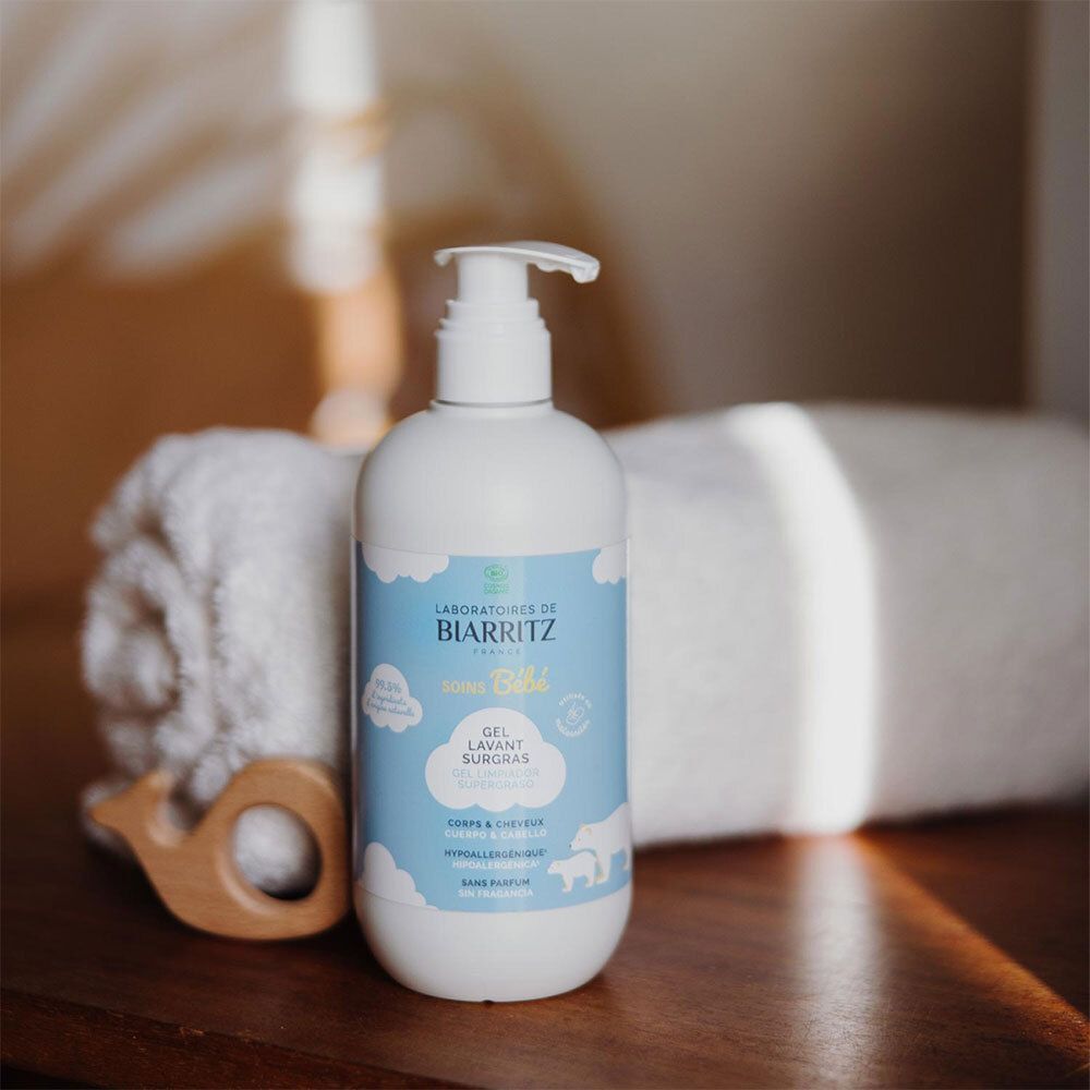Laboratoires de Biarritz® Gel Lavant Surgras Sans Parfum