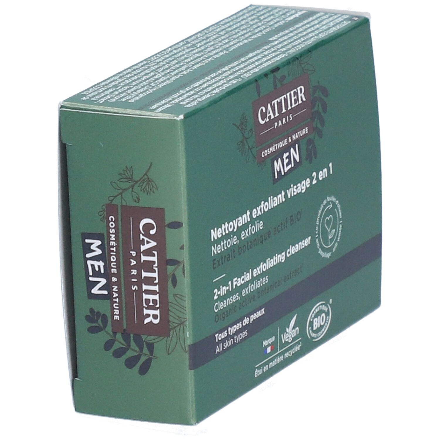 CATTIER Nettoyant Exfoliant Visage 2 en 1 85 g Savon view 2