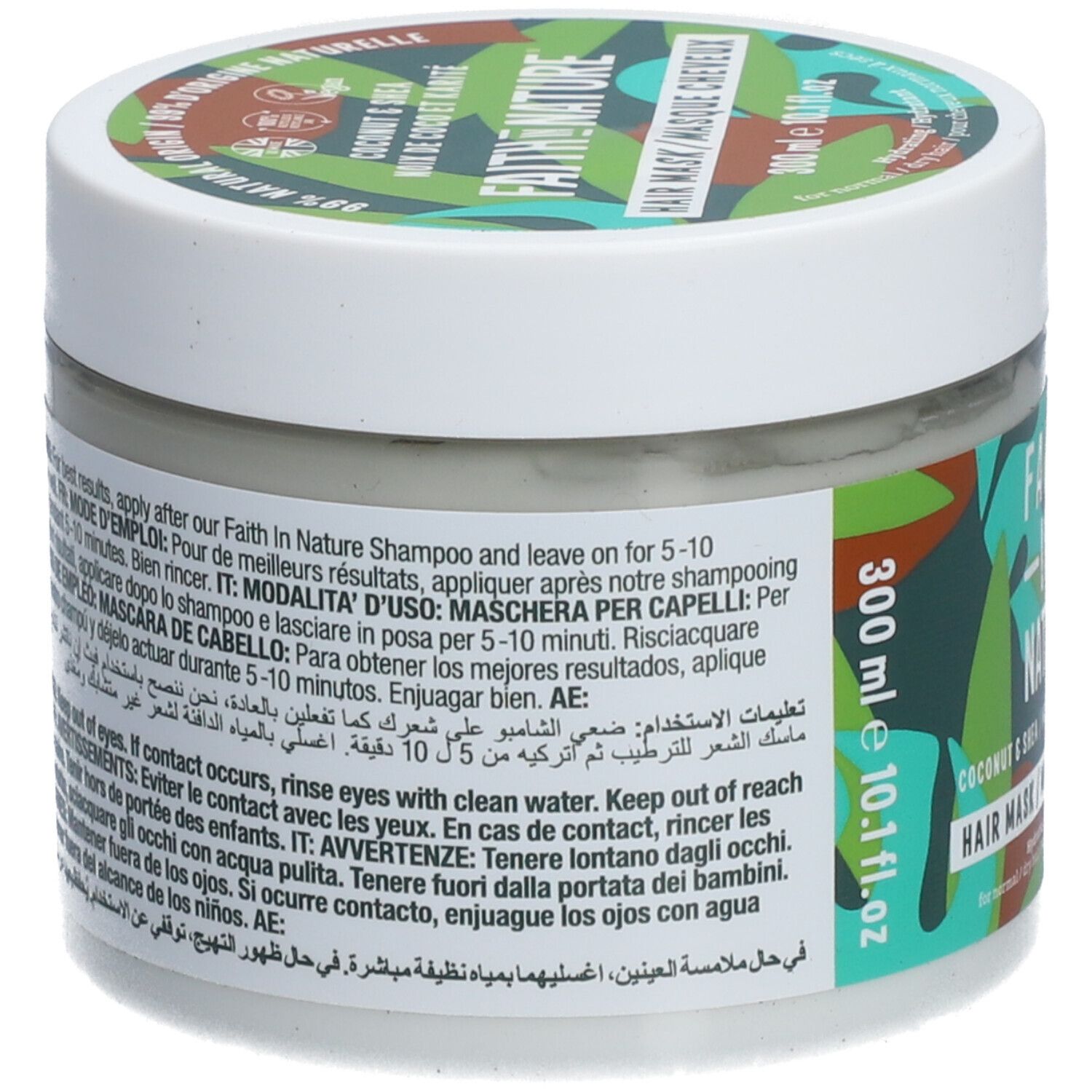 Faith In Nature Masque Cheveux Hydratant 300 ml Crème view 2