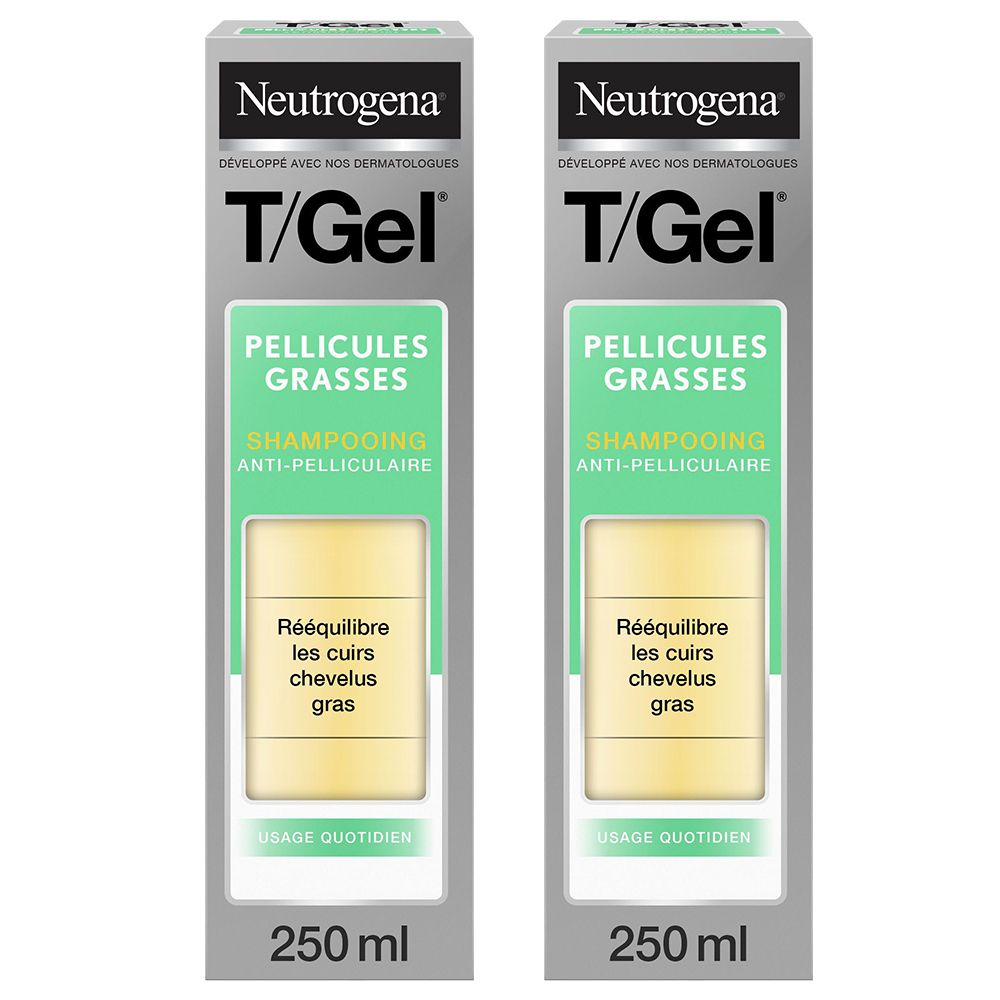 Neutrogena, T/Gel, Shampoing Pellicules Grasses