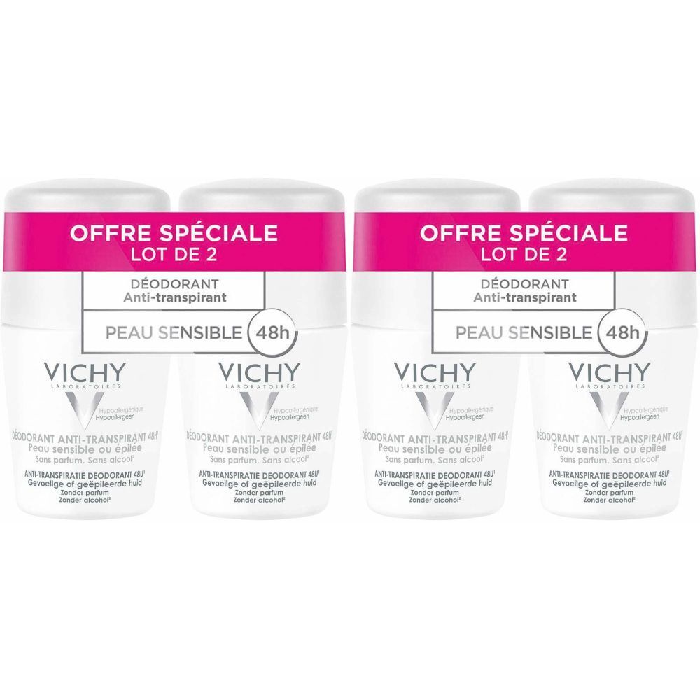Vichy déodorant anti-transpirant peaux sensibles