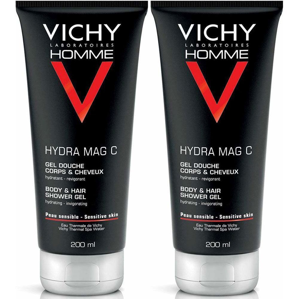 Vichy Homme Hydra Mag-C Gel-Douche Hydratant Revigorant