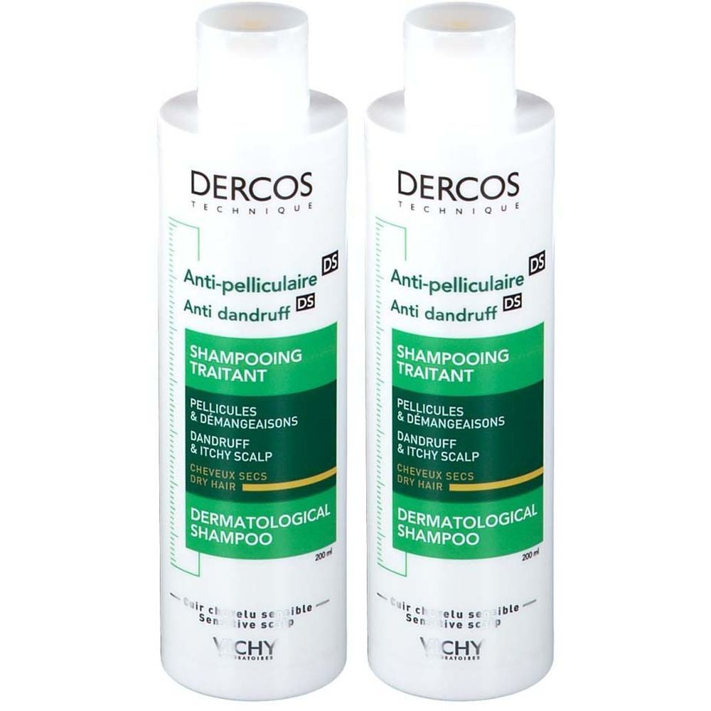 Vichy Dercos Technique Antipelliculaire DS Shampooing traitant pellicules & démangeaisons cheveux secs