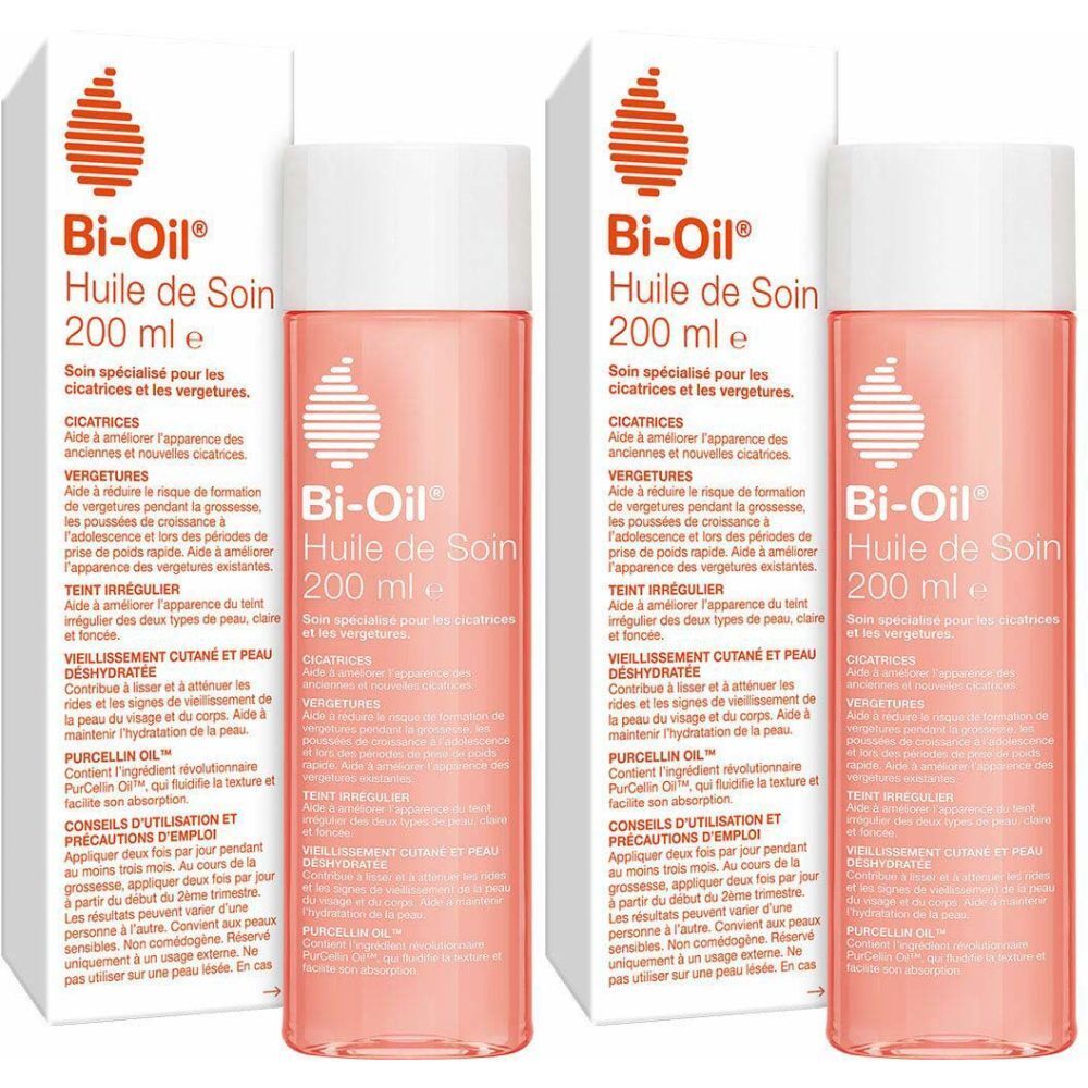 Bi-Oil Huile de Soin Hydratante Cicatrices & Vergetures 200 ml
