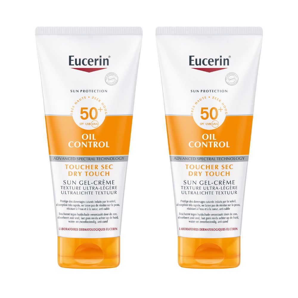 Eucerin SUN OIL Control Trockenes Berührungs-Gel-Creme Spf50+ 200 ml